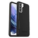 OtterBox Galaxy S21 5G (ONLY - DOES NOT FIT Plus or Ultra) Commuter Series Case - DOES NOT FIT Plus or Ultra) - BLACK, slim & tough, pocket-friendly, with port protection