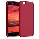 kwmobile Case Compatible with Apple iPhone 6 Plus / 6S Plus Case - TPU Silicone Phone Cover with Soft Finish - Classic Red
