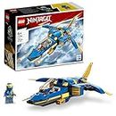 LEGO NINJAGO Jay's Lightning Jet EVO 71784 Building Toy Set (146 Pcs),Multicolor