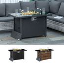 Outdoor Propane Gas Fire Pit Table 50000 BTU Electric Ignition Gas Firpit