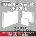 Panneau de boutique boîte lumineuse illuminée (LIVRAISON GRATUITE + DESIGN GRATUIT) - 70 cm x 120 cm