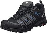 Salomon X Ultra Pioneer Gore-Tex Men's Hiking Waterproof Shoes, All weather, Secure foothold, and Stable & cushioned, Black, 8.5