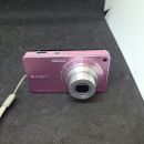 Cámara digital con zoom óptico Sony Cybershot DSC-W350 rosa 14,1 MP 4X - sin cargador