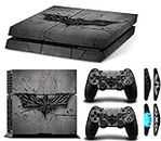 Graphixdesign GreyTheme 3M Skin Sticker Cover for PS4 Console and 2 Controller Decal Cover+ 4 Led bar Decal Sticker