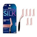 Schick Hydro Silk Dermaplaning Wand,Dermaplaning Tool for Face with 6 Refill Blades,Dermaplane Razor for Women Face, Dermaplane Tool, Eyebrow Razor,Face Razor,Facial Razor(Packaging May Vary)