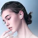 Mini Single Bluetooth Wireless Earbud, Small Wireless Invisible Bluetooth 5.2 in-Ear Headphone, Ergonomic Design, 6 Hour 𝑃𝑙𝑎𝑦𝑡𝑖𝑚𝑒 for Sports Work Warehouse Clearance