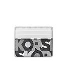 Michael Kors Cooper Graphic Logo Tall Leather Card Case - Black Multi