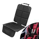 UGSHY 1 PC Car Seat Protector, 2 Mesh Storage Pockets, Non-Slip Waterproof Leather Seats, Protects Fabric or Leather Seats from Child Car Seat and Pets, Fits for Most Cars (Black #01)