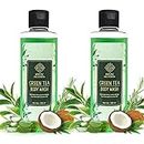 Mystic Pure Ayurveda Green Tea and Lemon Grass Body Wash For Skin Purification & Hydration with Tea Tree and Coconut Oil (400ml)