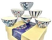 pepplo Ceramic Soup Bowls Ramen Bowl for Noodle, Porcelain Salad Bowls Set Japanese Ramen Bowl Set Noodle Bowls, Udon Pho Bowls (300ML, Set of 2)