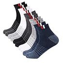 SJEWARE 5 Pairs Stripped Ankle Length Socks for Men & Women, Multicolor, Pack of 5, Free Size