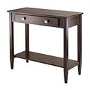 Winsome Wood Richmond Console Hall Table with Tapered Leg