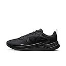 Nike Homme Downshifter 12 Men's Road Running Shoes, Black/DK Smoke Grey-Particle Grey, 41 EU