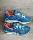 Asics Gel Nimbus 19 T750N Women’s Blue Orange Running Shoes Sneakers Uk 7.5