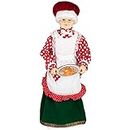 Northlight 24" Animated and Musical Mrs. Claus with Gingerbread Cookie Christmas Figure