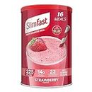SlimFast Meal Replacement Shake Weight Loss & Balanced Diet, Vitamins and Minerals, Low Calorie, High Protein, Strawberry Flavour, 16 servings, 584 g, Packaging May Vary
