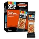 KIND Fuel Bars Crunchy Peanut Butter, 50 Gram Bars (12 Pack),12g Protein, Gluten Free