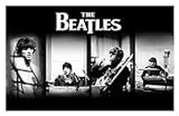HK PRINTS Musical Band Beatles Poster for Room (12x18-inch, Waterproof, Rolled) - Multicolour-F-6
