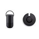 Bose Portable Smart Speaker - avec Contrôle Vocal Alexa Intégré, Noir & Socle de Chargement de l’Enceinte Portable Home Speaker, Noir