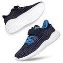 Alibress Kids Running Tennis Shoes Lightweight Casual Walking Sneakers for Boys and Girls Navy 13 Little Kid