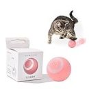 Baltho pelota eléctrica inteligente para gatos, juguete interactivo para gatos, Material de silicona ABS, Bola de sonido, giratoria automática, novedadara gatos y mascotas.