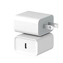 iPhone Charger Block 2-Pack USB C Wall Charger Compatible with iPhone and iPad Models, Samsung Galaxy Phones