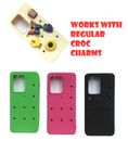 Silicone Shoe Charm Phone Case Samsung Note 20 Ultra Compatible With Shoe Charms