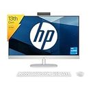 HP All-in-One PC 13th Gen Intel Core i5 27" (68.6cm) FHD 16GB RAM, 1TB SSD, Intel UMA Graphics, 710 White Wireless Keyboard and Mouse Combo (Windows 11 Home, MSO 21, Shell White, 6.72 Kg) 27-cr0407in