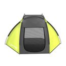 Beach Tent Sun Shelter - Sport Umbrella w/ UV Protection & Carry Bag by Wakeman Outdoors Fiberglass in Gray/Yellow | Wayfair M470030