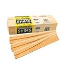 Nelson Wood Shims – Leveling Wedge Professional Contractor DIY Bulk Kit (42 Ct), Premium Beddar Wood for Performance, 100% Kiln Dried, Indoor/Outdoor Use, All Natural
