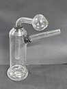 LEAHANA - I M POSSIBLE Glass Oil Burner Bong Waterpipe, Burner Smoking Glass Water Bong, Clear Glass Bong (6 Inch)