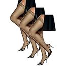 Hanes Women`s Set of 3 Silk Reflections Silky Sheer Thigh High - Best-Seller! EF, Little Color