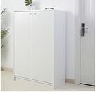 1CLIQKART KLEPPSTAD Shoe Cabinet/Storage, White, 80x35x117 cm (31 1/2x13 3/4x46 1/8 ")