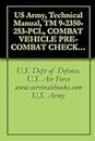 US Army, Technical Manual, TM 9-2350-253-PCL, COMBAT VEHICLE PRE-COMBAT CHECKLIST FOR TANK COMBAT, FULL TRACK 105 MM GUN & TANK THERMAL SIGHT M60A3, (NSN ... manuals on dvd, military manuals on cd,