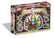 MagSnaps Magnetic Construction Set with 100 Pieces, STEM Learning Toy
