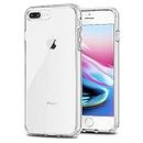 TENOC Phone Case Compatible with iPhone 7 Plus & iPhone 8 Plus, Clear Case Non-Yellowing Protective Bumper Hard Back Cover for 5.5 Inch