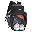 Goloni basketball backpack bag With Large shoe and ball compartment, soccer backpack, baseball, softball, volleyball sport backpack bag, travel gym backpack, basketball training equipment