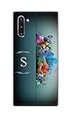 PradhCases Name II Initial II Letter II Alphabet S Royal Floral Printed Designer Hard Back Case Cover for Samsung Galaxy Note 10, SM-N970F, SM-N970F/DS -(YS) MSP2001