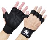 Fit Active Sports Weight Lifting Workout Gloves With Wrist Wrap For Gym Training