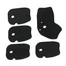 Solutions Cup Holder Rubber Tabs Repair Rebuild Kit for 2001 2002 2003 2004 Toyota Tacoma