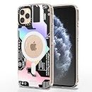 Pikkme iPhone 11 Pro Back Cover | Full Camera Protection | Wireless Charging Magnetic Support Mag-Safe Case | Shockproof Bumper Case for iPhone 11 Pro (Black)