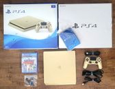 SONY PlayStation 4/ PS4 Slim GOLD LIMITED EDITION 1TB Console Boxset + NEW GAME