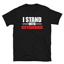 Chengren I Stand with Kyle Rittenhouse Kenosha Wisconsin Pro Self Defense Adult T-Tshirts Camisetas y Tops Black(Medium)