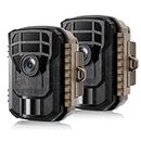 2 Pack 2K 36MP Trail Camera - 2024 Updated Hunting Game Camera Motion Activated Trail Cam Scouting Hunting Cam Wildlife with 2.0 LCD Screen 120° Wide Angle Lens Night Vision Waterproof