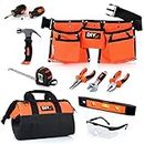 My First Tool Set by DIYjr – Real Tool Set for Kids Steel Forged Tools for Children Kids Toolbelt Child-Sized Tools Tool Bag for Kids Real Tools for Boys Tool Kit for Girls Tools for Small Hands