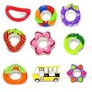 Toy Imagine™ Baby Teether for 3 Months Baby Water Filled Favorite |Ice Cream Cone | Strawberry | Grape | Orange | Lichi | Donut