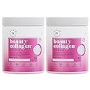Wellbeing Nutrition Beauty Collagen with Hyaluronic Acid | Collagen Supplements for Women & Men | Collagen Powder with Biotin and Vitamins for Skin Radiance & Anti-Aging | 250g-Strawberry Watermelon
