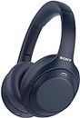 Sony WH-1000XM4 Industry Leading Wireless Noise Cancellation Bluetooth Over Ear Headphones with Mic for Phone Calls, 30 Hours Battery Life, Quick Charge, AUX,Touch Control and Alexa Voice Control-Blue