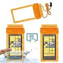ACM Waterproof Bag Case Compatible with Nokia Lumia 920 Mobile (Rain,Dust,Snow & Water Resistant) Orange