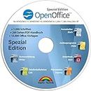 Open Office Spezial-Edition für Windows 11-10-8-7-Vista-XP | PC-Software mit 15.000 Vorlagen, 1.000 Schriften und PDF Handbuch | Dokumente, Kalkulationstabellen und Präsentationen erstellen